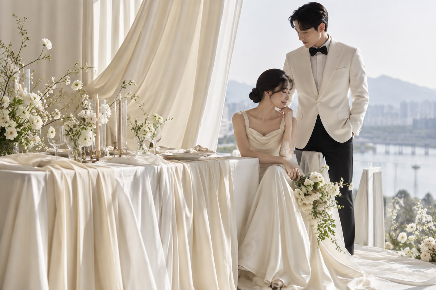 스타일 노트: 아이보리와 흰색을 함께 볼 때