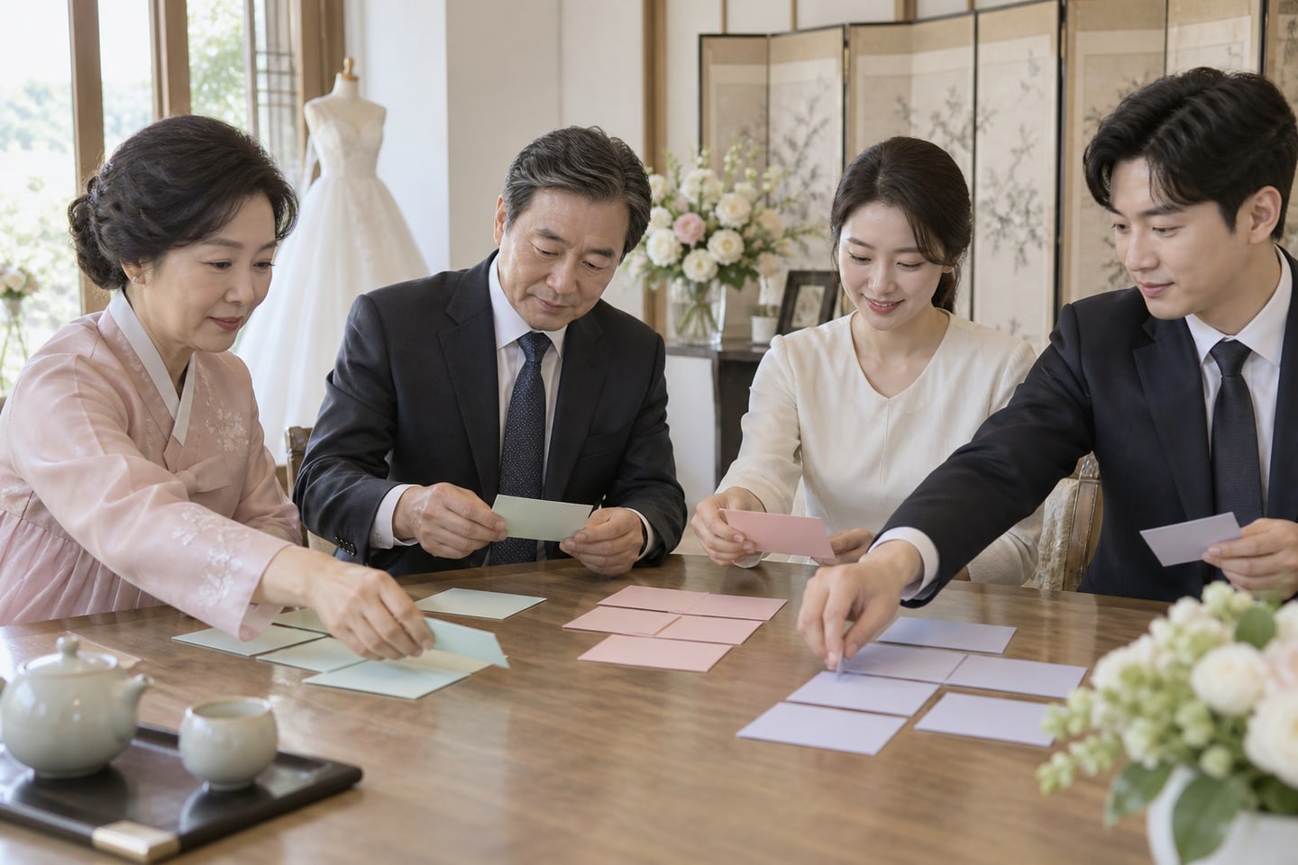 요청과 검토 상태를 구분해 정리하는 자료