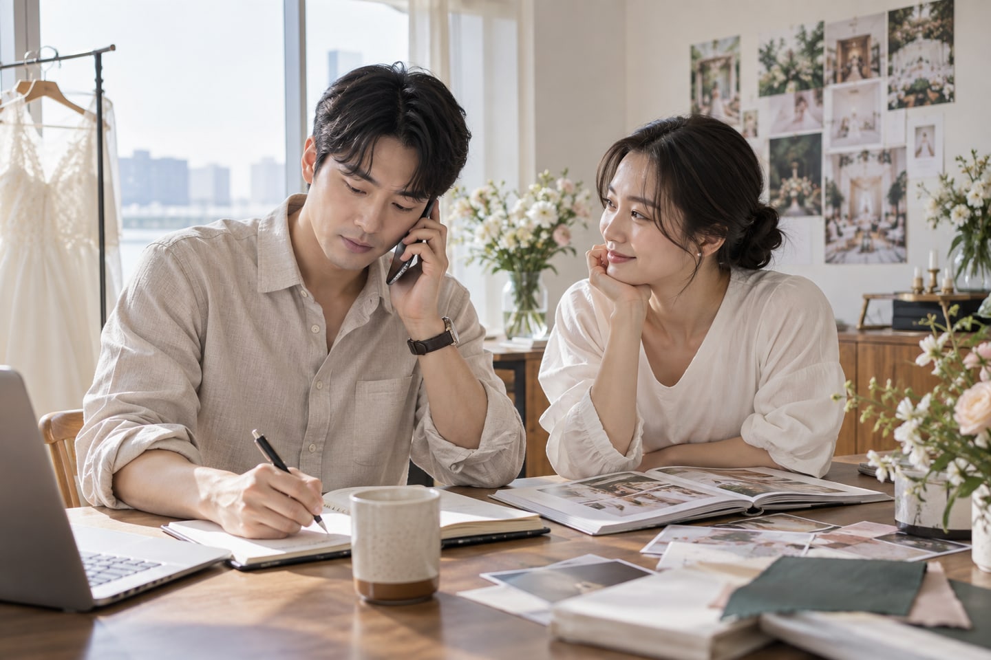 업체 문의와 답변을 기록하는 담당 역할