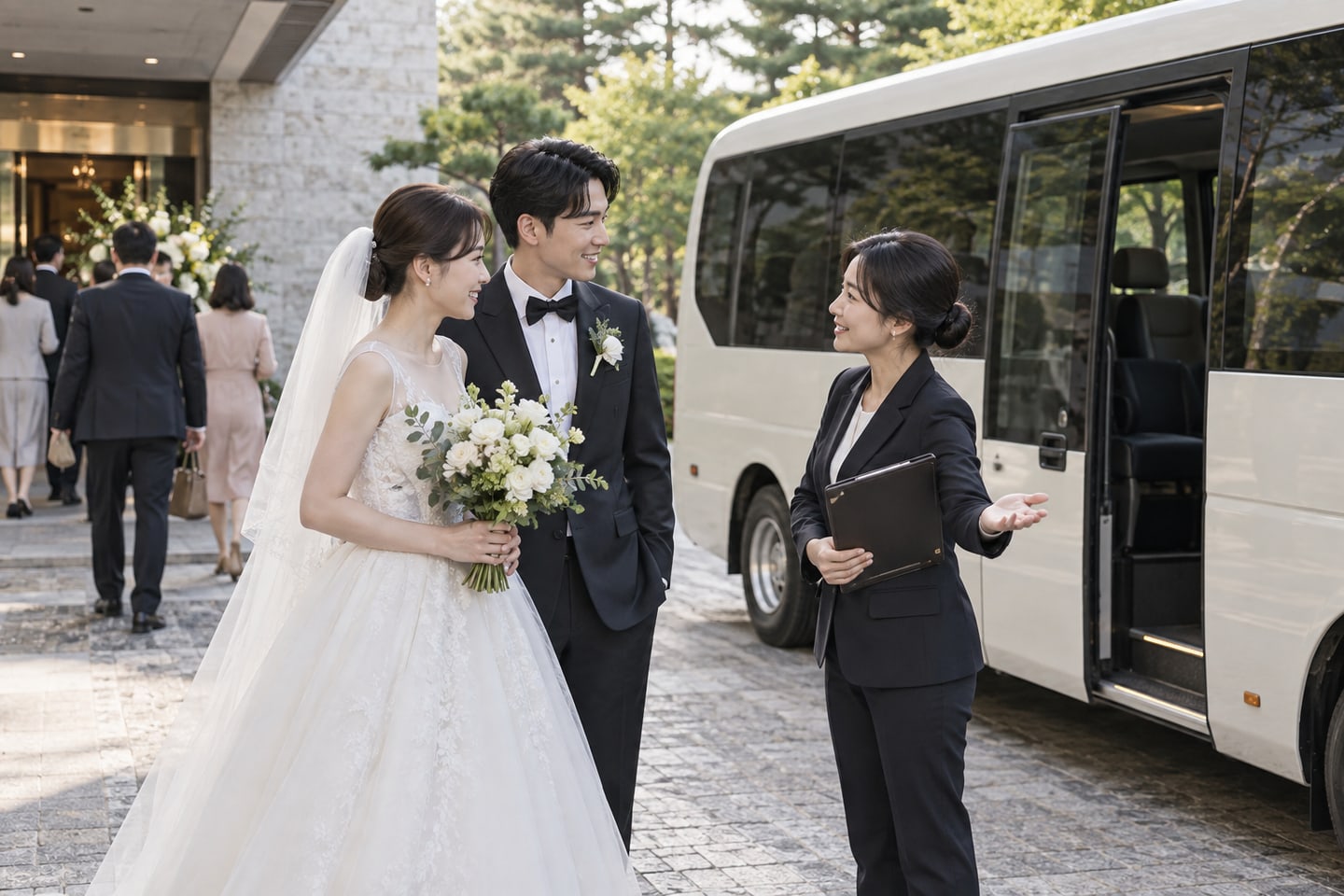 인터뷰 준비 가이드: 지역 업체에게 하객 이동을 묻기