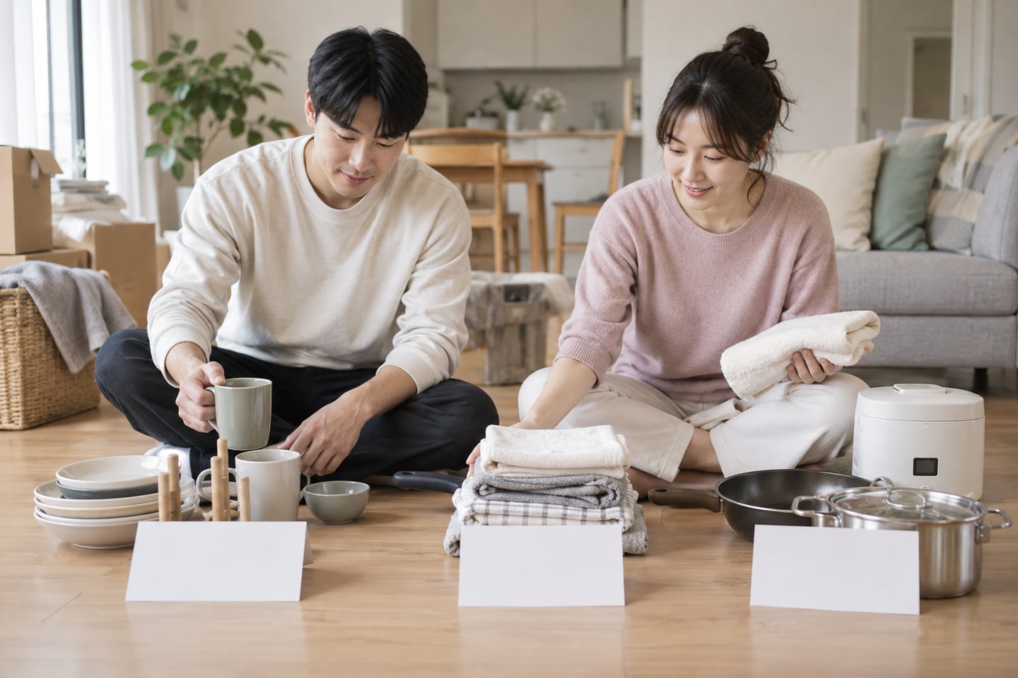 혼수 목록을 만들 때, 아직 사지 않을 물건도 적어 두세요