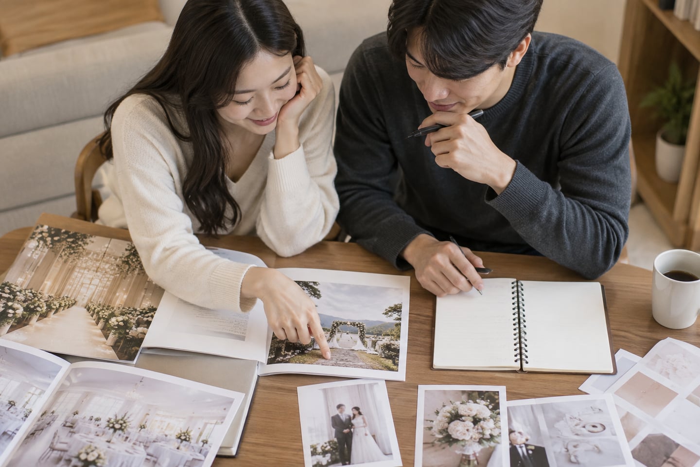 조사할 후보와 비교 조건을 구체적으로 정리하는 예시